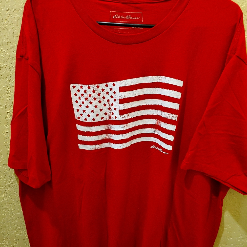 Mens' Eddie Bauer Flag T-shirt